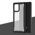 For Galaxy A91 Blade Series Transparent AcrylicProtective Case(Black) - 1