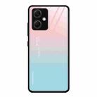 For Xiaomi Redmi Note 12 China Colorful Painted Glass Phone Case(Blue Sky) - 1