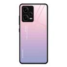 For Xiaomi Redmi Note 12 Pro 5G China Colorful Painted Glass Phone Case(Purple Sky) - 1