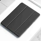 For iPad 10th Gen 10.9 2022 Mutural PC + TPU Shockproof Leather Tablet Case(Black) - 1