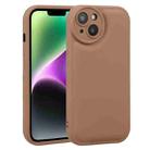 For iPhone 13 Liquid Airbag Decompression Phone Case(Brown) - 1