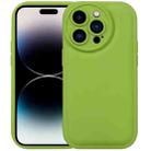 For iPhone 13 Pro Liquid Airbag Decompression Phone Case(Grass Green) - 1