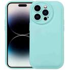 For iPhone 13 Pro Max Liquid Airbag Decompression Phone Case(Light Cyan) - 1