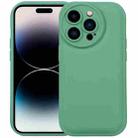 For iPhone 12 Pro Liquid Airbag Decompression Phone Case(Retro Green) - 1