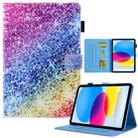 For iPad 10th Gen 10.9 2022 Colored Drawing Leather Smart Tablet Case(Colorful Diamonds) - 1