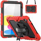 For iPad 10th Gen 10.9 2022 Silicone + PC Full Body Protection Tablet Case(Red) - 1