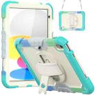 For iPad 10th Gen 10.9 2022 Silicone + PC Full Body Protection Tablet Case(Camouflage Light Blue) - 1