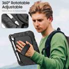 For iPad 2025 / 2022 Silicone + PC Full Body Protection Tablet Case(Black Camouflage) - 3