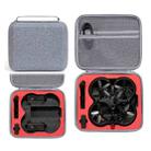 For DJI Avata Drone Body Square Shockproof Hard Case Carrying Storage Bag, Size: 27 x 23 x 10cm(Grey + Red Liner) - 1
