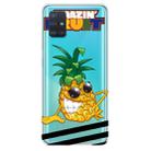 For Galaxy A31 Shockproof Painted Transparent TPU Protective Case(Pineapple) - 1