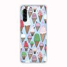 For Galaxy A90 5G Shockproof Painted Transparent TPU Protective Case(Ice Cream) - 1