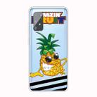 For Galaxy A91 / S10 Lite 2020 Shockproof Painted Transparent TPU Protective Case(Pineapple) - 1