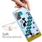 For Galaxy A91 / S10 Lite 2020 Shockproof Painted Transparent TPU Protective Case(Cat) - 3