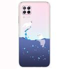 For Huawei P40 Lite Shockproof Painted Transparent TPU Protective Case(Seal) - 1