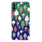 For Huawei P40 Lite E Shockproof Painted Transparent TPU Protective Case(Ice Cream) - 1