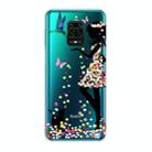 For Xiaomi Redmi Note 9S Shockproof Painted Transparent TPU Protective Case(Girl) - 1