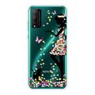 For Huawei Honor Play 4T Pro Shockproof Painted Transparent TPU Protective Case(Girl) - 1