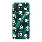 For Huawei Honor Play 4T Pro Shockproof Painted Transparent TPU Protective Case(Panda) - 1