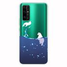 For Huawei Honor 30 Pro Shockproof Painted Transparent TPU Protective Case(Seal) - 1