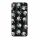 For Huawei Honor Play 4T Shockproof Painted Transparent TPU Protective Case(Panda) - 1