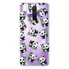 For Xiaomi Redmi K30 Shockproof Painted Transparent TPU Protective Case(Panda) - 1