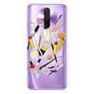 For Xiaomi Redmi K30 Shockproof Painted Transparent TPU Protective Case(Cosmetic) - 1