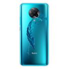 For Xiaomi Redmi K30 Pro Shockproof Painted Transparent TPU Protective Case(Feather) - 1