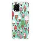 For Xiaomi Mi 10 Lite 5G Shockproof Painted Transparent TPU Protective Case(Ice Cream) - 1