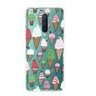 For OnePlus 8 Shockproof Painted Transparent TPU Protective Case(Ice Cream) - 1