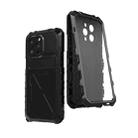 For iPhone 14 R-JUST Life Waterproof Dustproof Shockproof Phone Case(Black) - 1