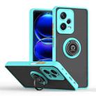 For Xiaomi Redmi Note 12 Pro+ China Q Shadow 1 Series TPU + PC Ring Holder Phone Case(Sky Blue) - 1