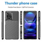 For Xiaomi Redmi Note 12 Pro 5G China Thunderbolt Shockproof TPU Protective Soft Phone Case(Black) - 2