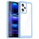 For Xiaomi Redmi Note 12 Pro 5G China Colorful Series Acrylic + TPU Phone Case(Blue) - 1