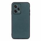 For Xiaomi Redmi Note 12 Pro 5G China Sheep Texture Genuine Leather Shockproof Phone Case(Green) - 1