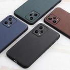 For Xiaomi Redmi Note 12 Pro 5G China Sheep Texture Genuine Leather Shockproof Phone Case(Black) - 4