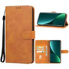 For Xiaomi 13 Pro Leather Phone Case(Brown) - 1