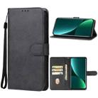 For Xiaomi 13 Pro Leather Phone Case(Black) - 1