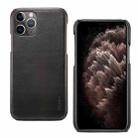 For iPhone 11 Pro Denior Oil Wax Cowhide Phone Case(Black) - 1