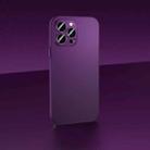 For iPhone 13 Pro Max Skin Feel Frosted Metal Phone Case(Purple) - 1