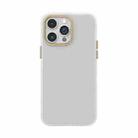 For iPhone 14 Plus 4D Invisible Frosted PC Phone Case(White) - 1