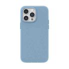 For iPhone 14 Pro 4D Invisible Frosted PC Phone Case(Blue) - 1