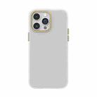 For iPhone 13 4D Invisible Frosted PC Phone Case(White) - 1