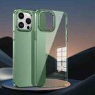 For iPhone 14 Extreme Series Big Hole HD PC Phone Case(Transparent Green) - 1