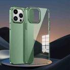 For iPhone 12 Pro Extreme Series Big Hole HD PC Phone Case(Transparent Green) - 1