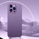 For iPhone 14 Pro Extreme Series Big Hole Skin Frosted Phone Case(Dark Purple) - 1