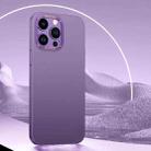 For iPhone 12 Pro Extreme Series Big Hole Skin Frosted Phone Case(Dark Purple) - 1