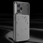 For Xiaomi Redmi Note 12 Pro+ China Carbon Fiber Texture Shockproof TPU Phone Case(Black) - 4