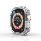 For Apple Watch Ultra 49mm / Ultra 2 49mm Double Color Armor Shockproof Case(Transparent) - 1