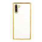 For Galaxy Note10 Electroplating TPU Protective Case(Gold) - 1