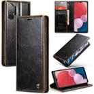 For Samsung Galaxy A13 4G/A13 5G/A04S/A04/M13 5G CaseMe 003 Crazy Horse Texture Leather Phone Case(Coffee) - 1